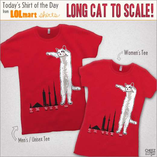 lolmart shirts, long cat