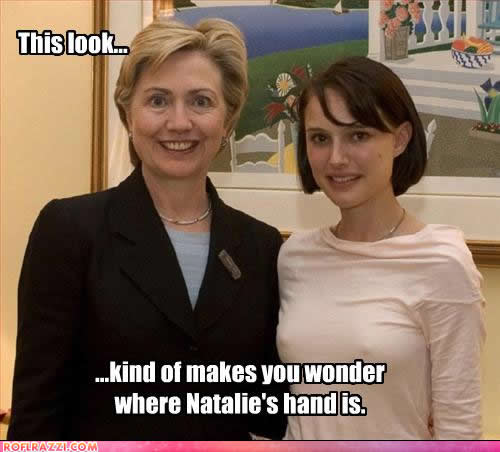 hillary clinton and natalie portman