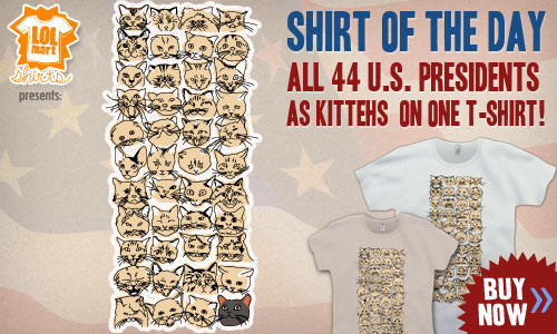 lolmart shirts, president cats