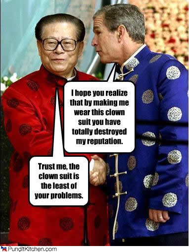 jiang zemin and george w. bush