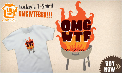 lolmart shirts, omgwtfbbq design