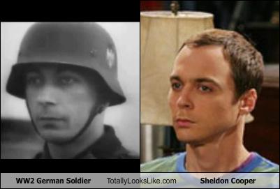 german soldier ww2 cooper sheldon alike travel jim parsons looks totally meme memes funny traveling celebrities celebrity theory holocaust nazi