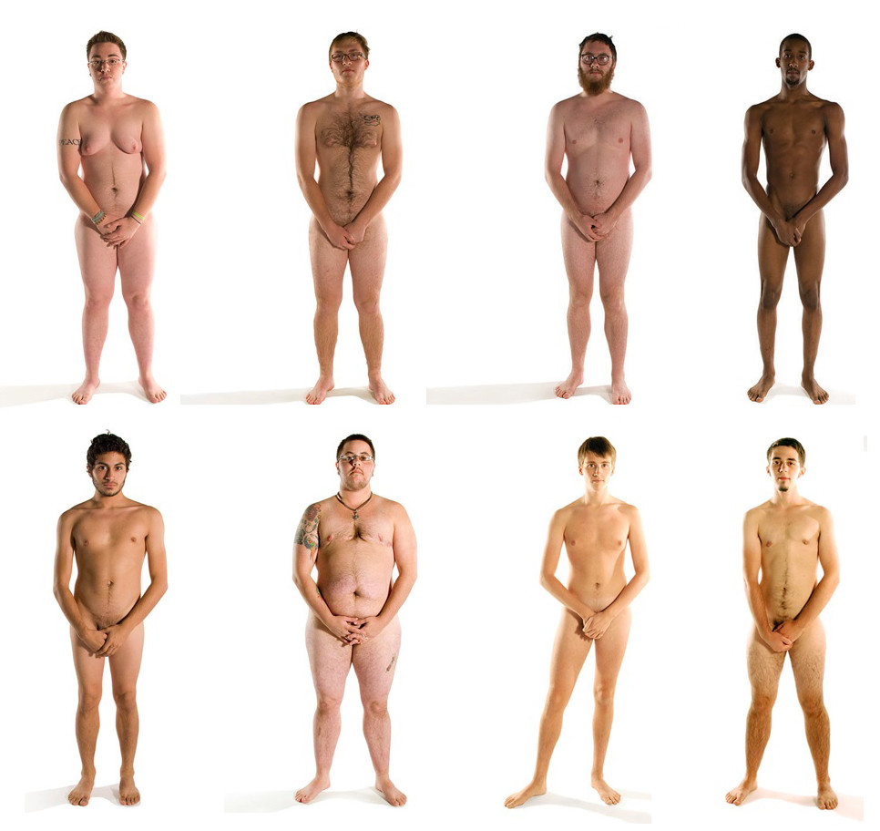 Cuerpos desnudos de hombres