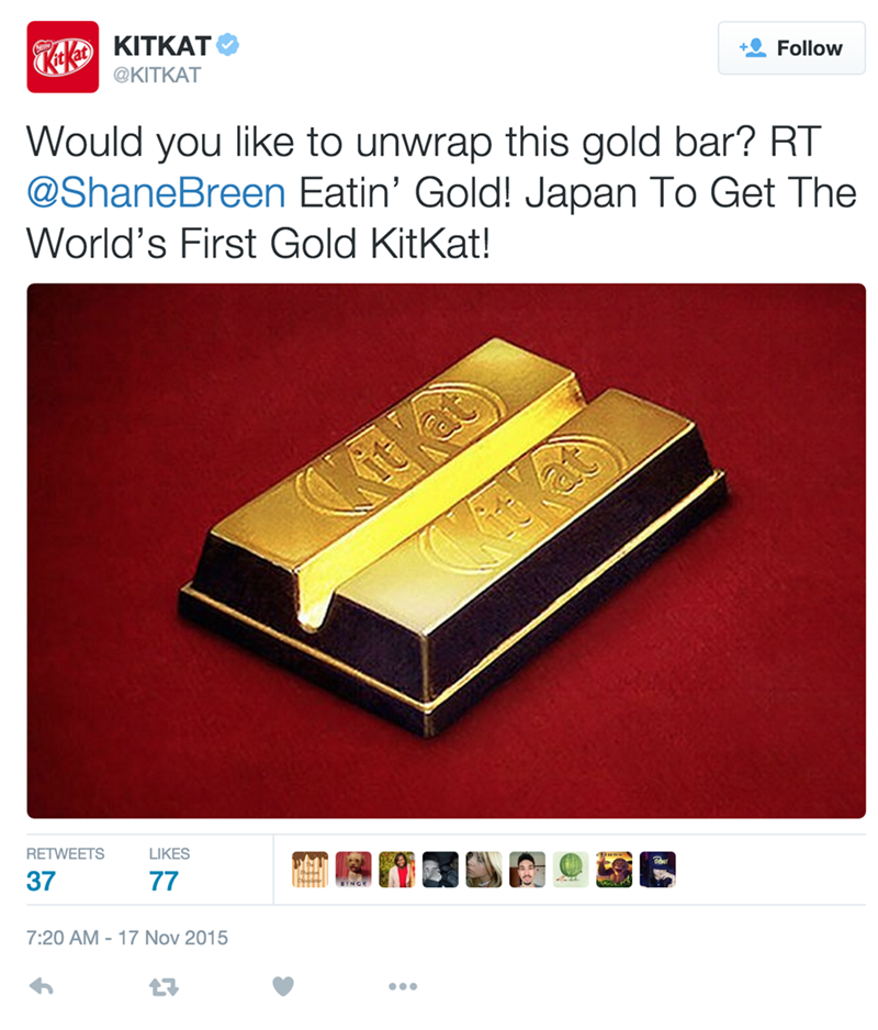 A Golden KitKat? Give Me a Break