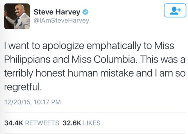 steve harvey miss universe fail