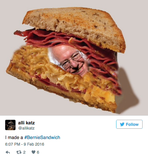 twitter,list,bernie sanders,bernie sandwich,politics