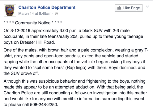 rap sandals police facebook Police Warning of a Drive by Rap Battle Is Met With Mocking Comments