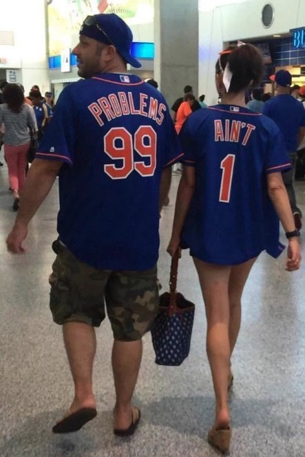 99 problems mets fan customized jersey mlb baseball