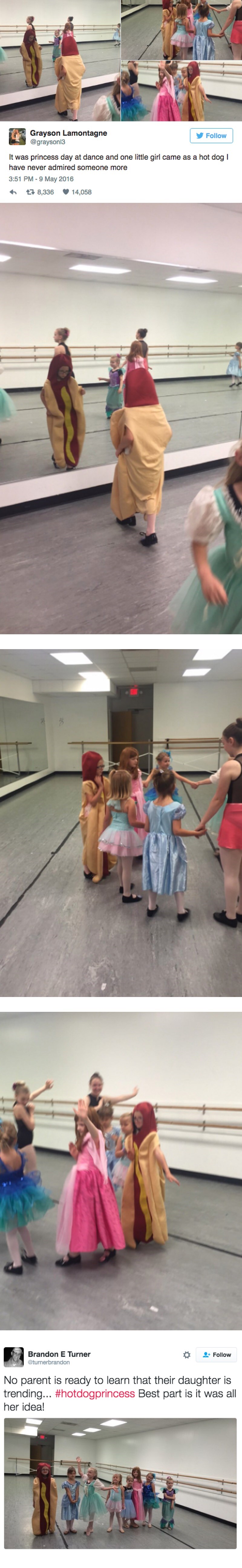 princess,hot dog,twitter,parenting,dance