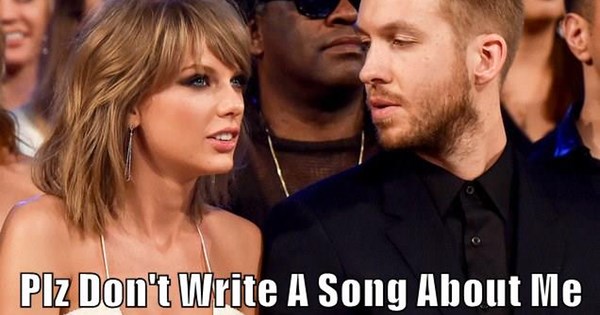 taylor swift,twitter,calvin harris,list,breakup,dating