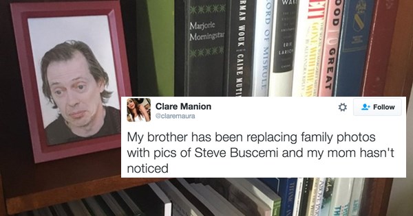 twitter,list,brother,trolling,steve buscemi,parenting,family,sister,pranks